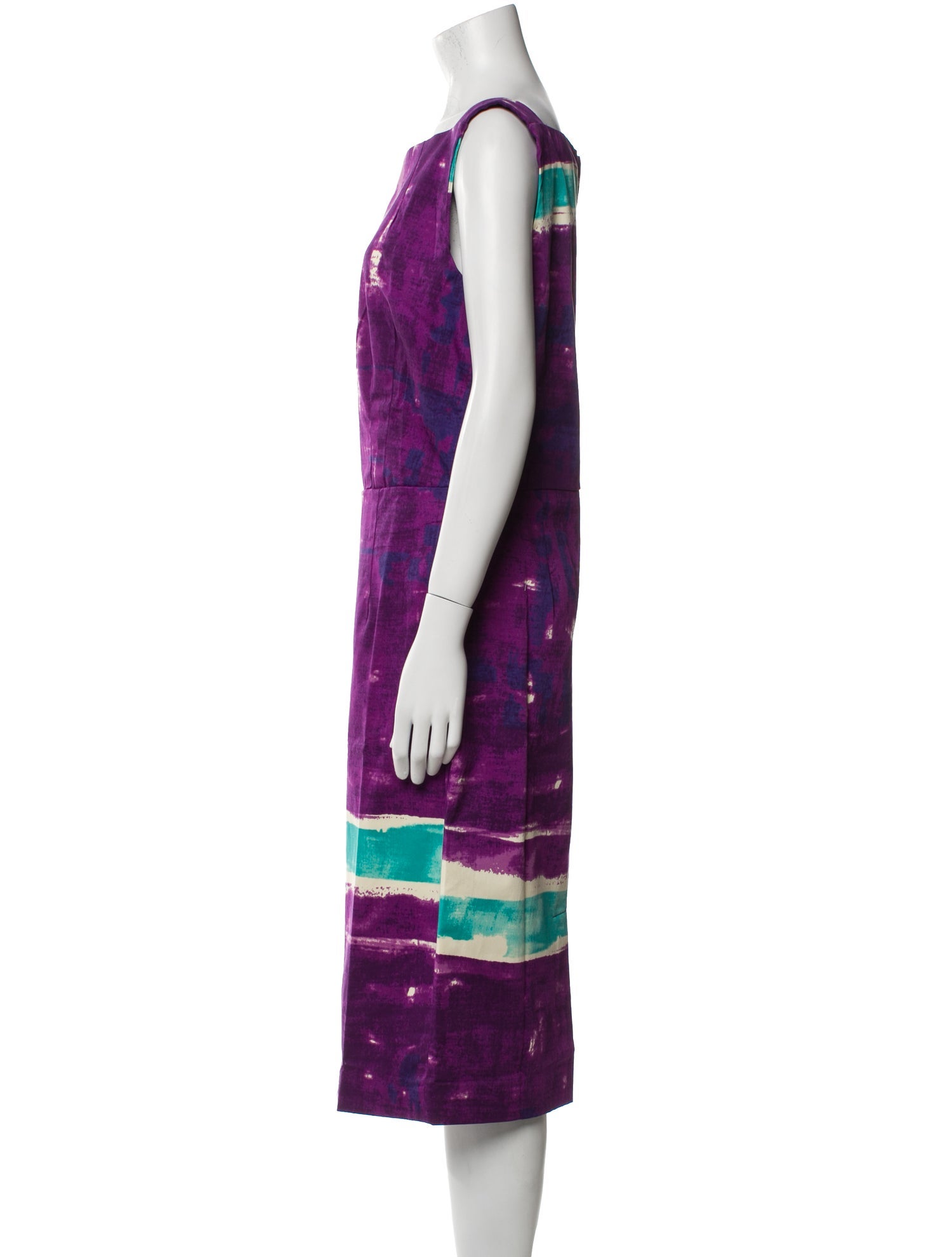 Samantha Sung Tie-Dye Print Midi Length Dress w/ Tags