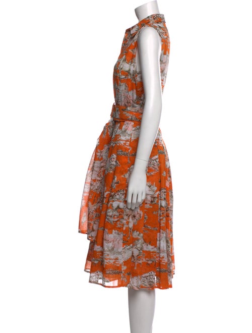 Samantha Sung Printed Midi Length Dress