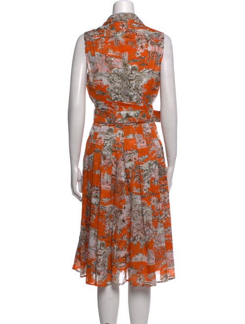 Samantha Sung Printed Midi Length Dress