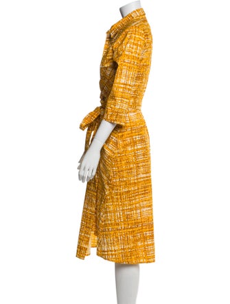 Samantha Sung Printed Midi Length Dress