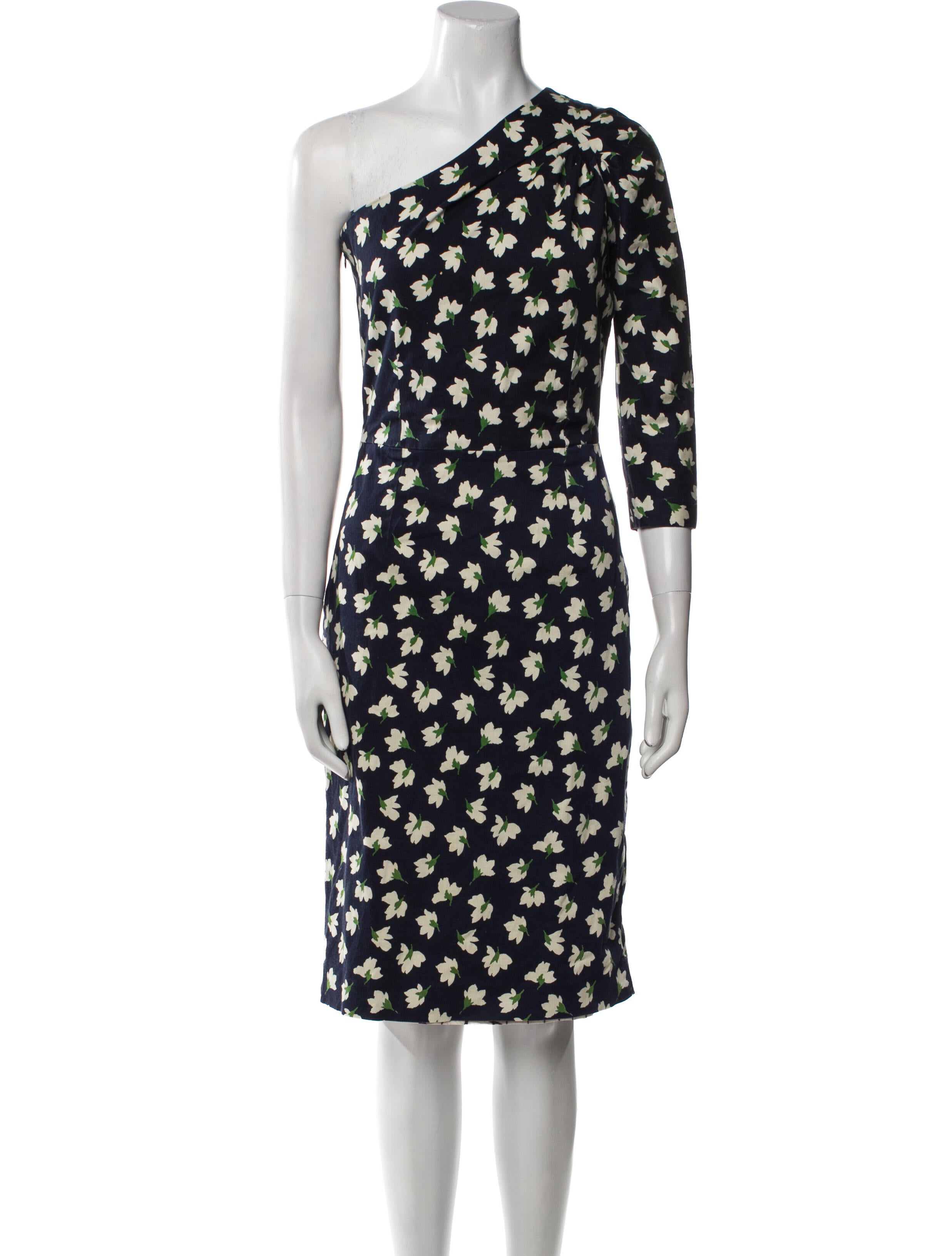 Samantha Sung Floral Print Midi Length Dress