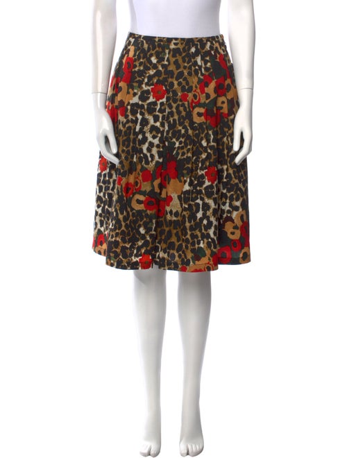 Samantha Sung Wool Knee-Length Skirt