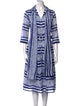 Samantha Sung Plaid Print Midi Length Dress