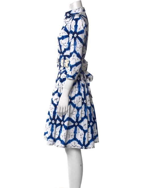 Samantha Sung Printed Knee-Length Dress