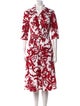 Samantha Sung Printed Knee-Length Dress
