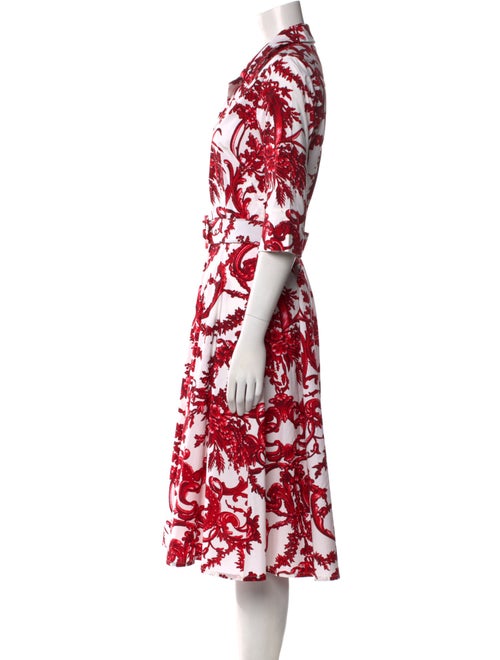 Samantha Sung Printed Knee-Length Dress