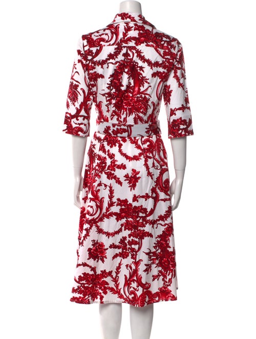 Samantha Sung Printed Knee-Length Dress