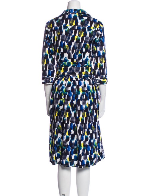 Samantha Sung Printed Midi Length Dress