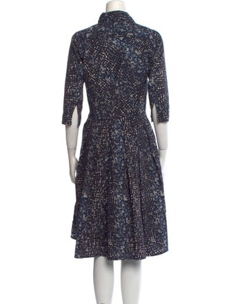 Samantha Sung Printed Midi Length Dress