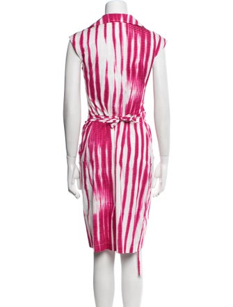 Samantha Sung Printed Knee-Length Dress