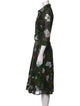 Samantha Sung Floral Print Knee-Length Dress