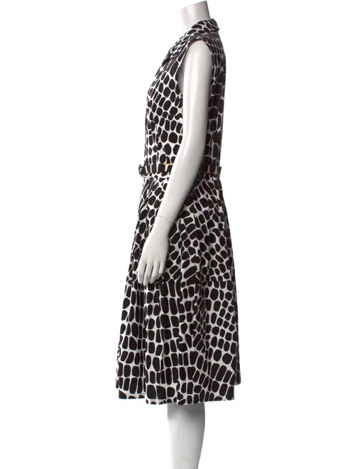 Samantha Sung Printed Midi Length Dress