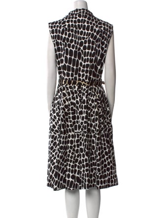 Samantha Sung Printed Midi Length Dress