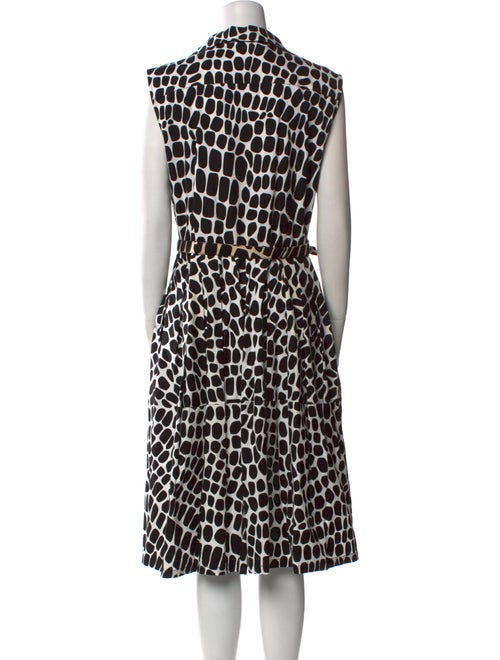 Samantha Sung Printed Midi Length Dress
