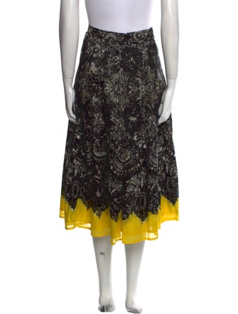 Samantha Sung Printed Midi Length Skirt