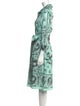 Samantha Sung Paisley Print Midi Length Dress