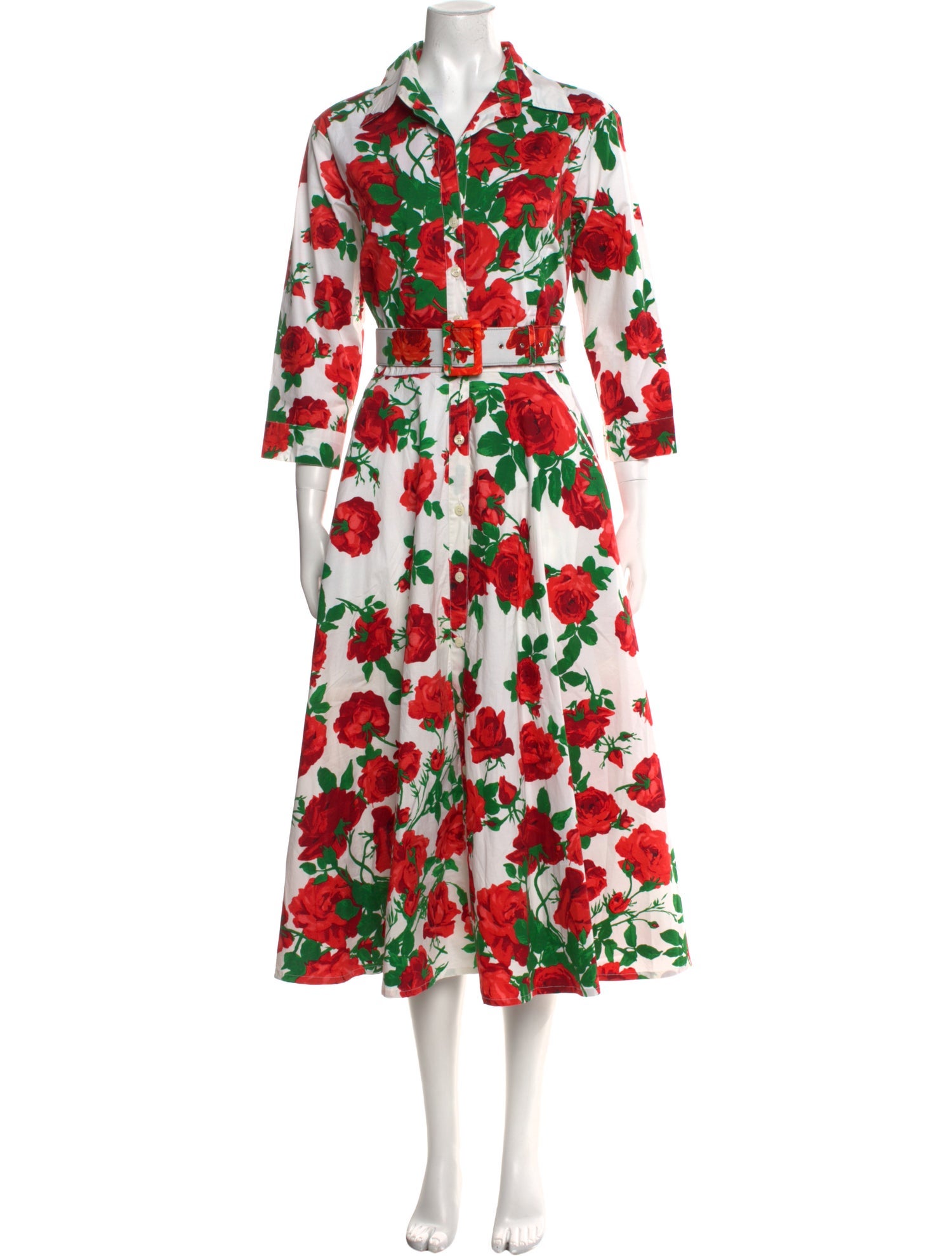 Samantha Sung Floral Print Long Dress