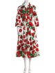 Samantha Sung Floral Print Long Dress
