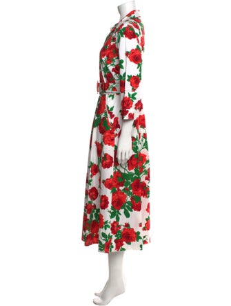 Samantha Sung Floral Print Long Dress