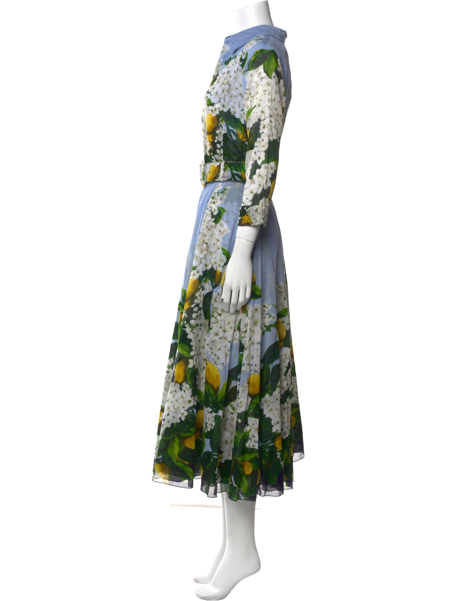 Samantha Sung Floral Print Long Dress w/ Tags