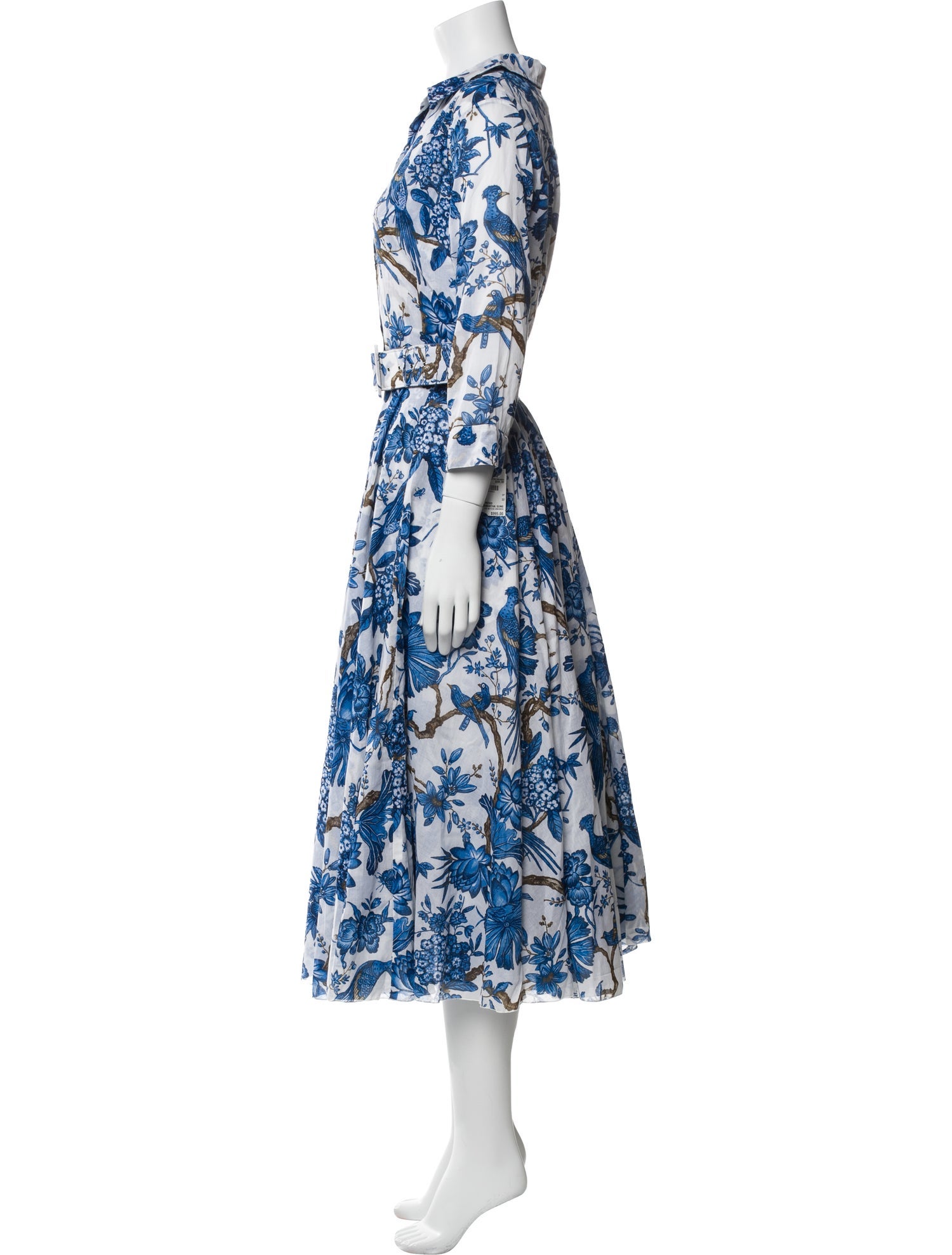 Samantha Sung Floral Print Long Dress w/ Tags