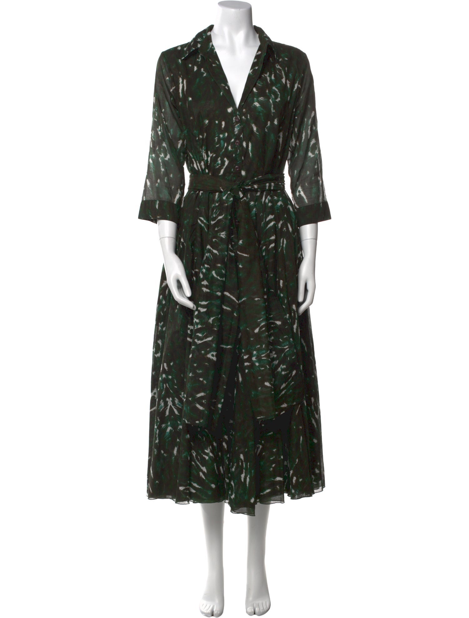 Samantha Sung Printed Long Dress