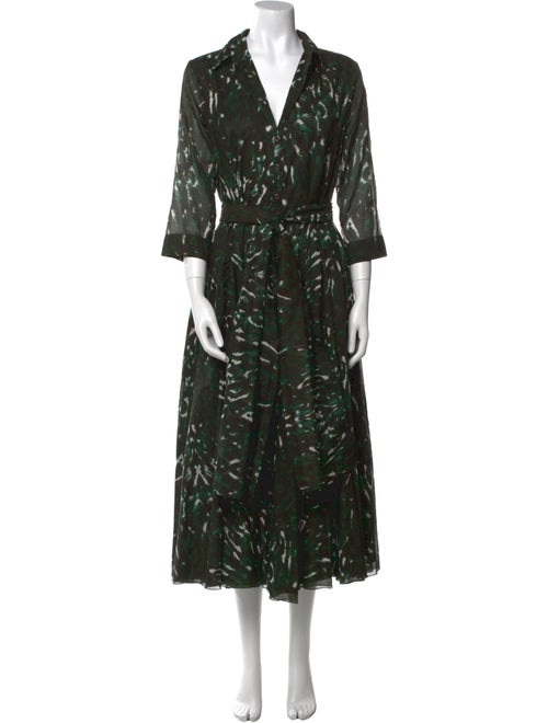 Samantha Sung Printed Long Dress