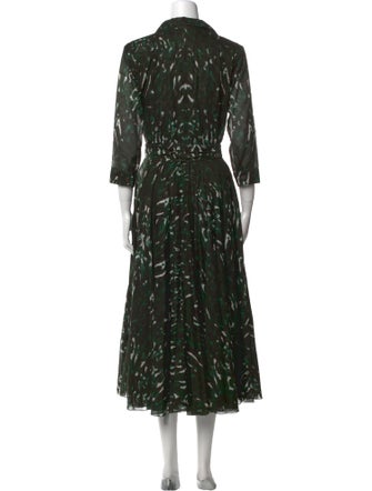 Samantha Sung Printed Long Dress