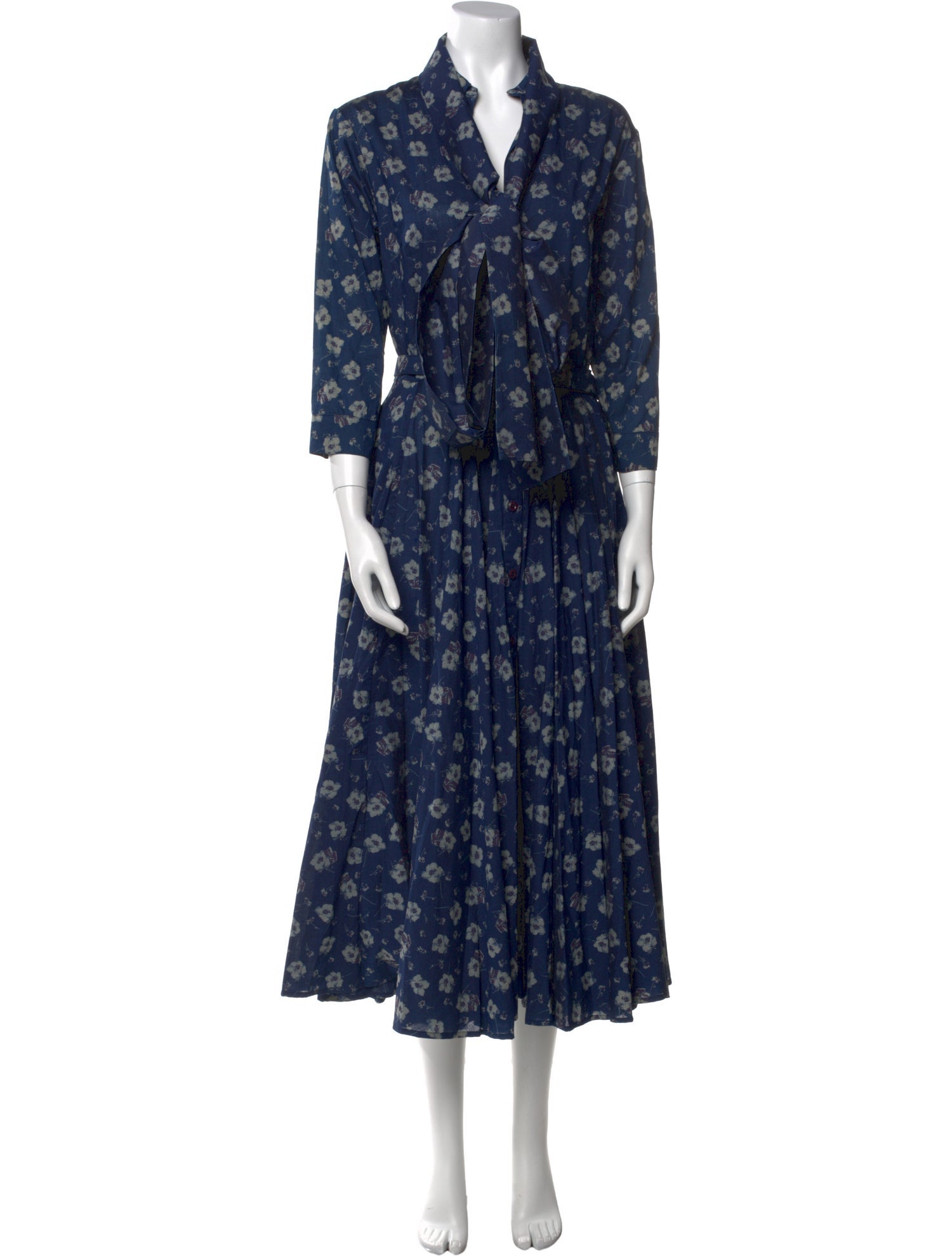 Samantha Sung Floral Print Long Dress