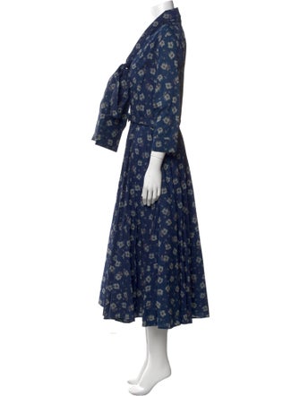 Samantha Sung Floral Print Long Dress