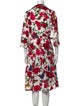 Samantha Sung Floral Print Knee-Length Dress