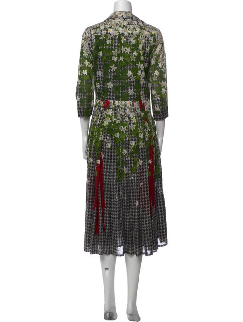 Samantha Sung Printed Midi Length Dress