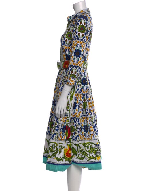 Samantha Sung Printed Midi Length Dress