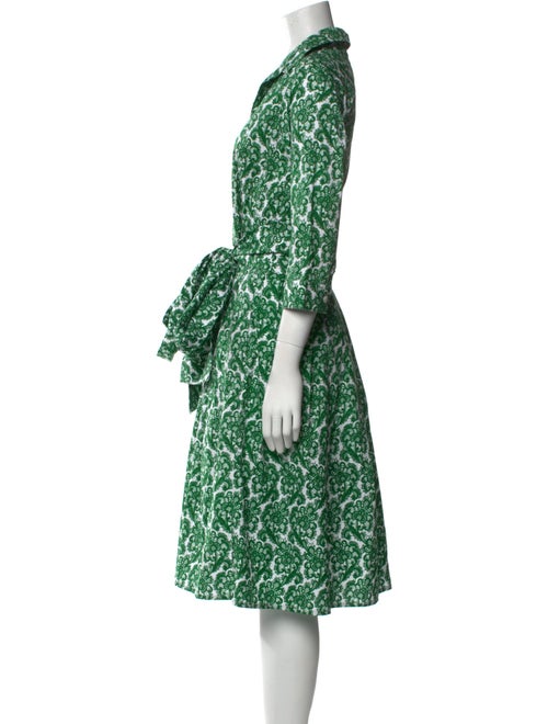 Samantha Sung Printed Midi Length Dress