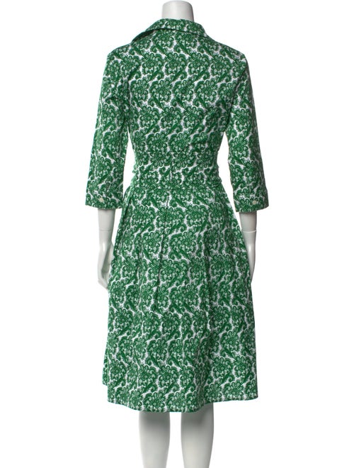 Samantha Sung Printed Midi Length Dress