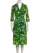 Samantha Sung Printed Midi Length Dress