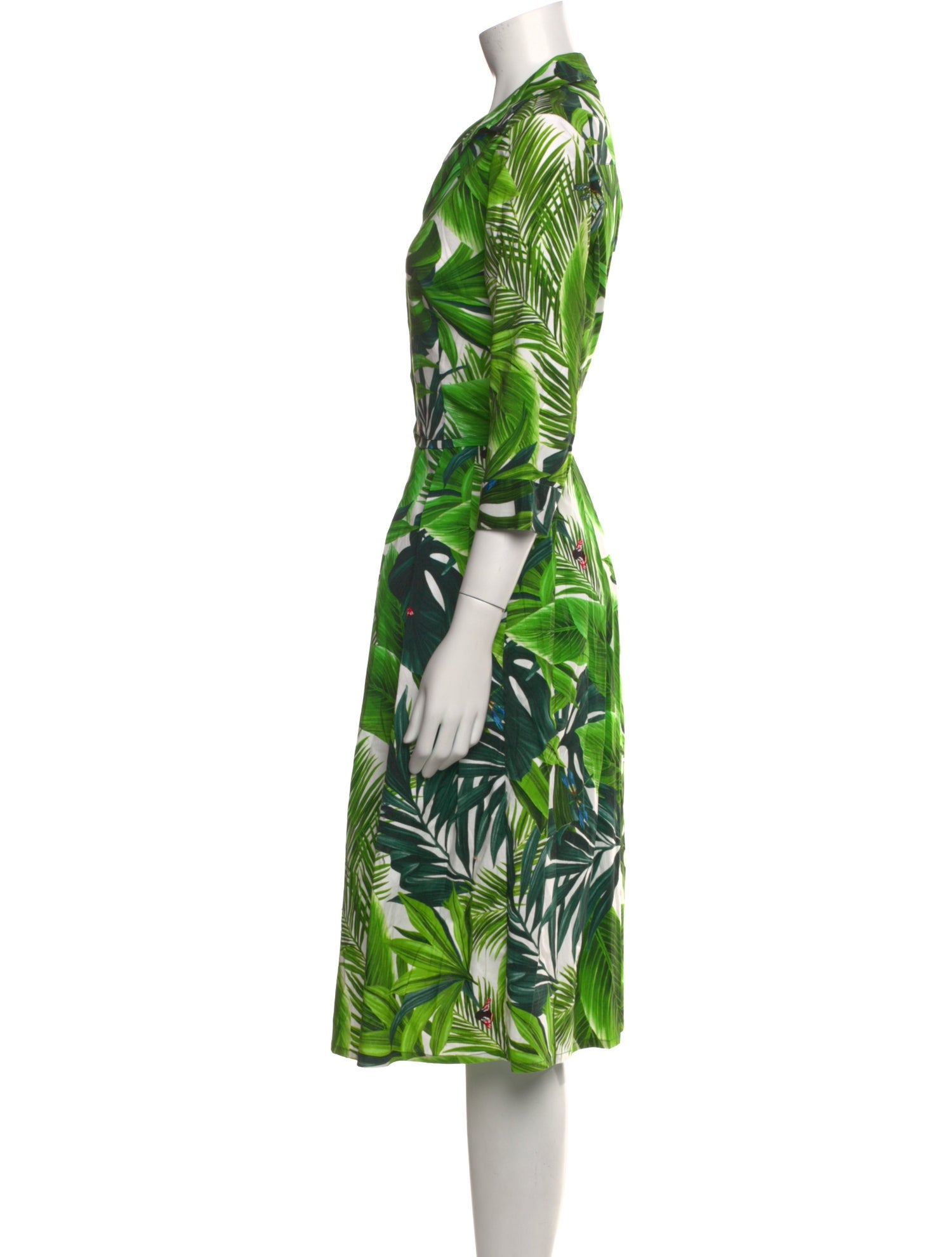 Samantha Sung Printed Midi Length Dress