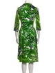 Samantha Sung Printed Midi Length Dress