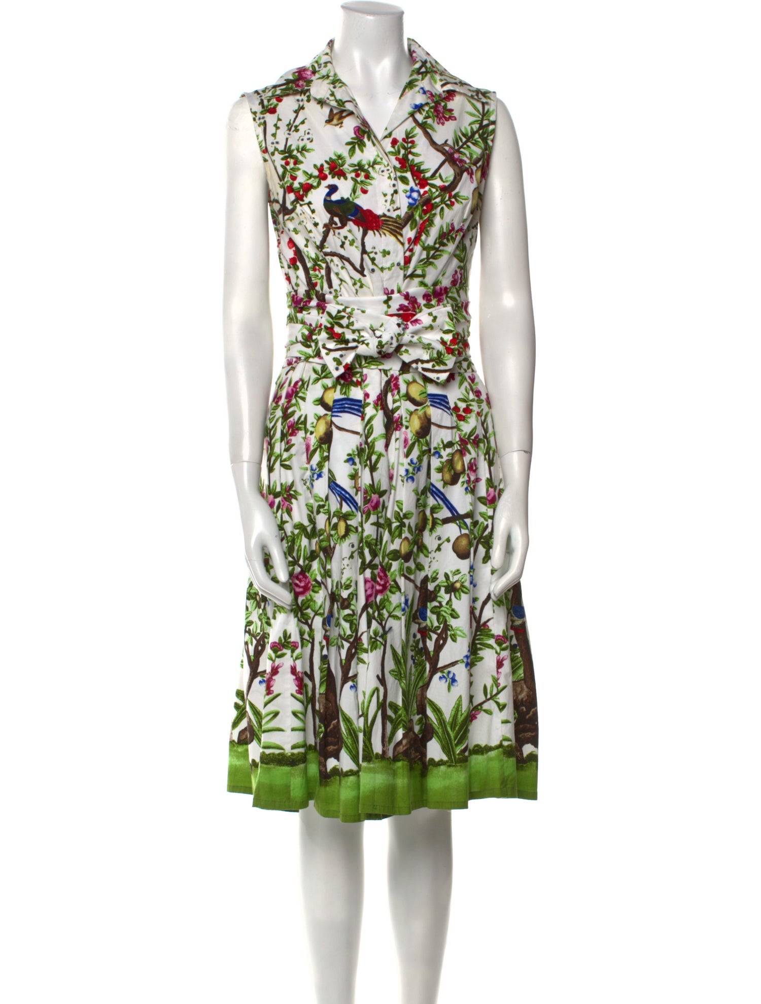 Samantha Sung Printed Midi Length Dress