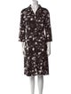 Samantha Sung Floral Print Midi Length Dress