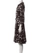 Samantha Sung Floral Print Midi Length Dress