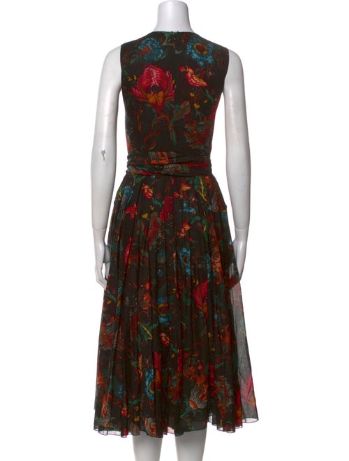 Samantha Sung Printed Midi Length Dress