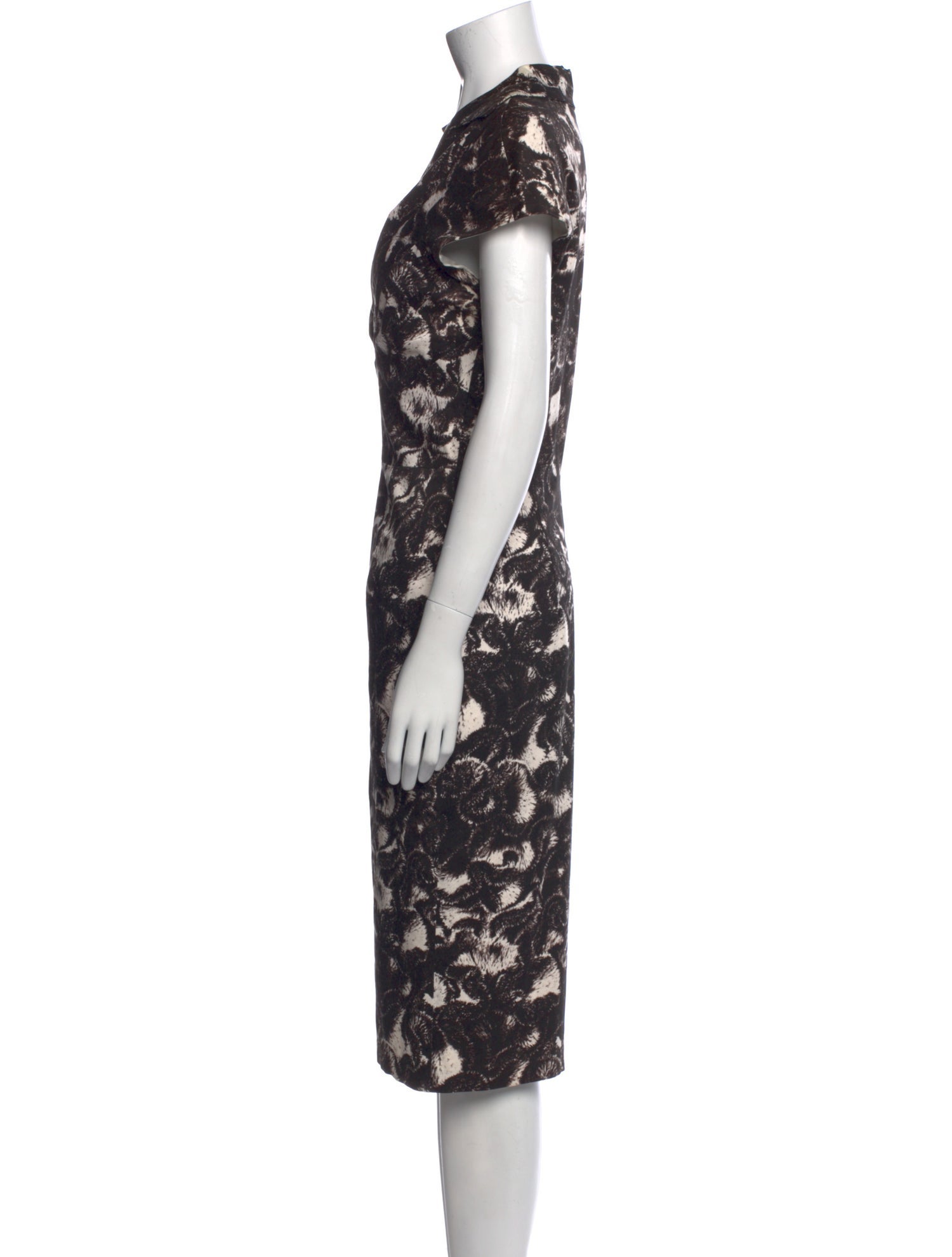 Samantha Sung Printed Midi Length Dress