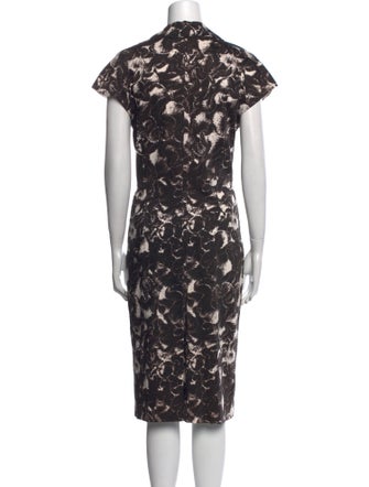 Samantha Sung Printed Midi Length Dress