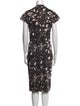 Samantha Sung Printed Midi Length Dress