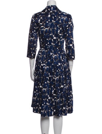 Samantha Sung Printed Midi Length Dress