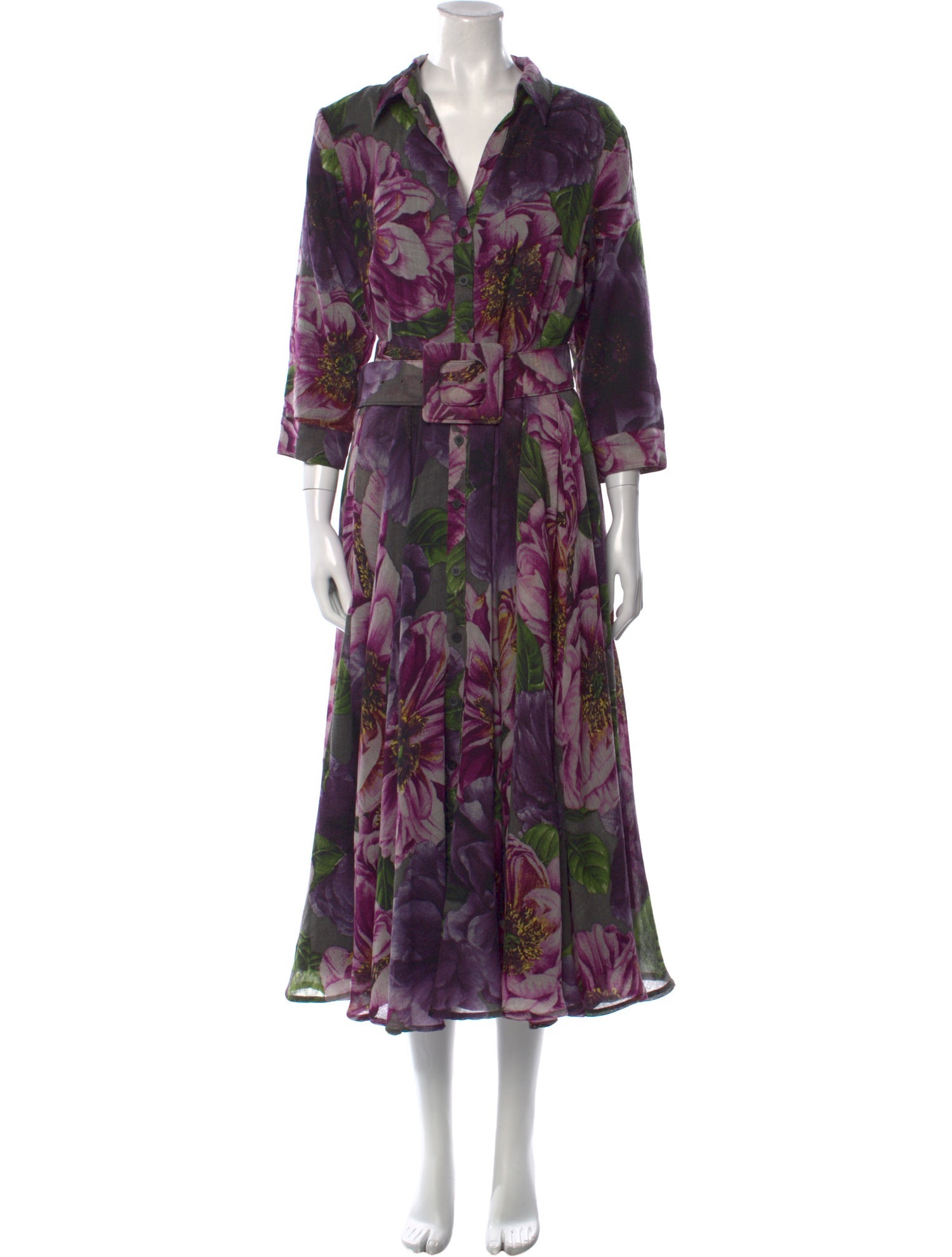 Samantha Sung Wool Midi Length Dress w/ Tags