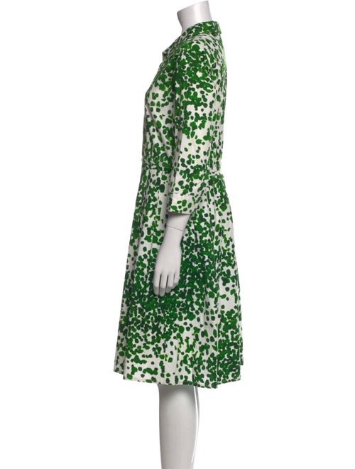 Samantha Sung Animal Print Midi Length Dress