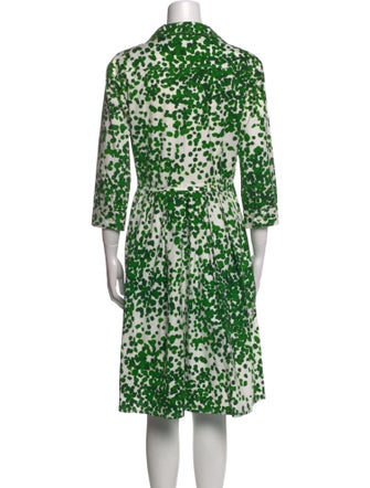 Samantha Sung Animal Print Midi Length Dress