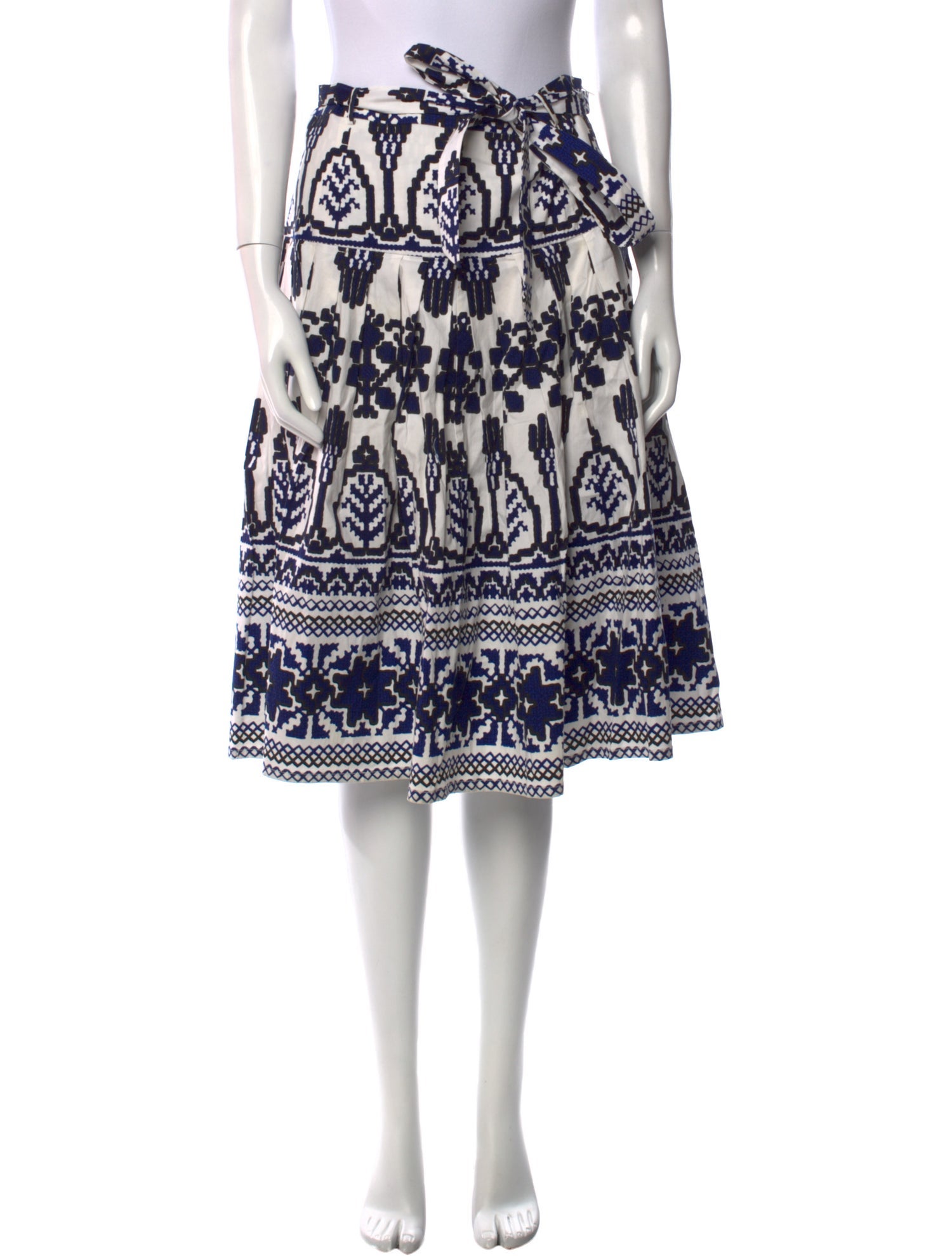 Samantha Sung Printed Knee-Length Skirt